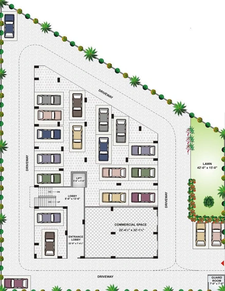 Master Plan of Pearl Parkview in Bapu Nagar, Jaipur - Image 170928