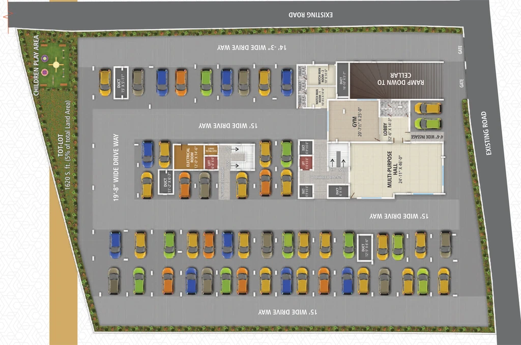 Master Plan of Rathi Sri Tirumala Golden Gate in Shamsher Gunj, Hyderabad - Image 108751