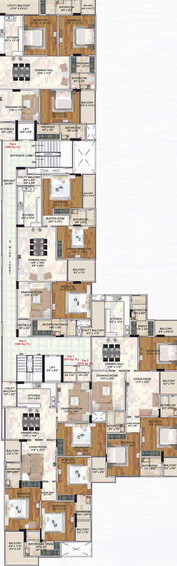 Floor Plan of DND The Savoye in Civil Lines, Jaipur - Image 170582