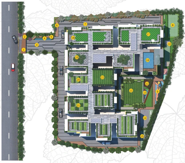 Master Plan of Sukhii Tatva in Nallagandla, Hyderabad - Image 110627