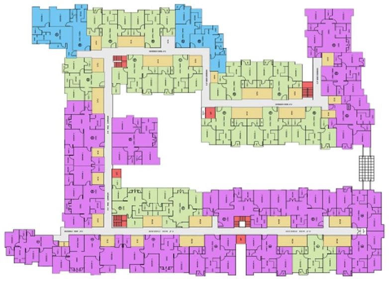 Floor Plan of Shantiniketan Vega in Kelambakkam, Chennai - Image 108769