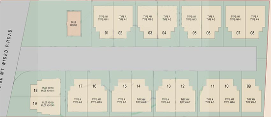 Master Plan of Narayan Pramukh Villa in Padra Road, Vadodara - Image 109758