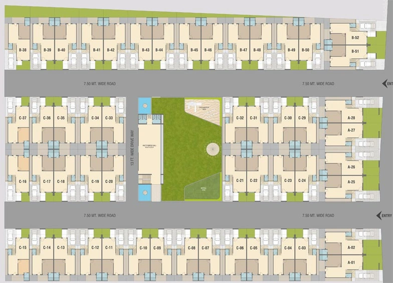Master Plan of Pramukh Nilkanth 52 in Kalali, Vadodara - Image 108785