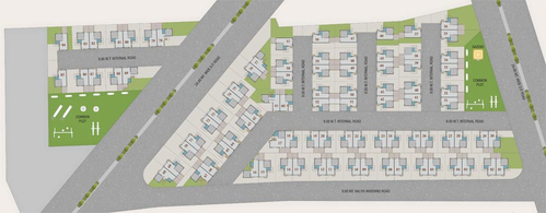 Master Plan of Krishna Narayan Home in Ajod, Vadodara - Image 109830