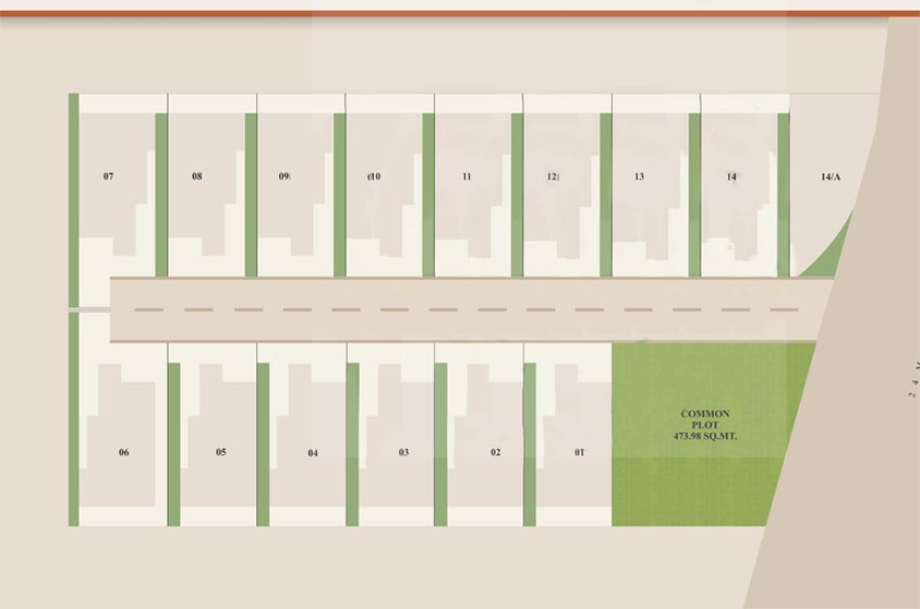 Master Plan of Vraj Greenleaf Heritage 2 in Bhayli Road, Vadodara - Image 109554