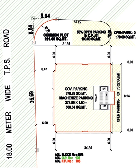 Master Plan of Shree Anand Palace in Ankhol, Vadodara - Image 110058