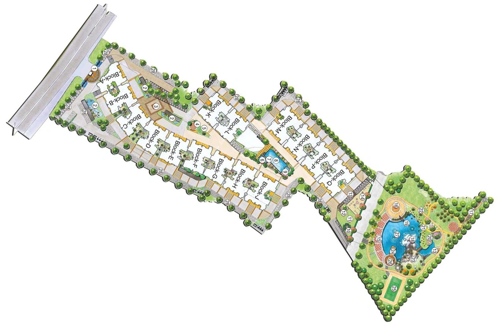 Master Plan of Purva Swanlake in OMR, Chennai - Image 108838