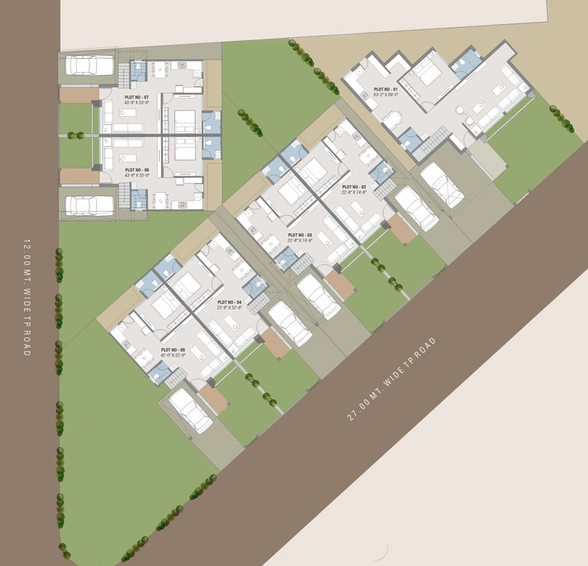 Master Plan of Aarya Emperro in Tarsali, Vadodara - Image 111071