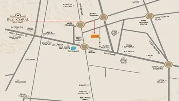 Location of Shree Hari Red Coral Prime - Image 109633