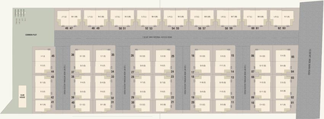 Master Plan of Unique Rhythm Bunglows in Tarsali, Vadodara - Image 110080