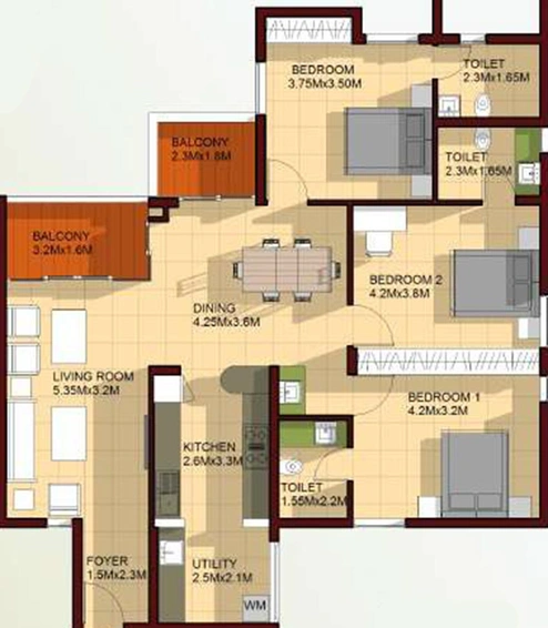 3 BHK Flat in Classic Vintage in Kakkanad, Kochi - Image 822050