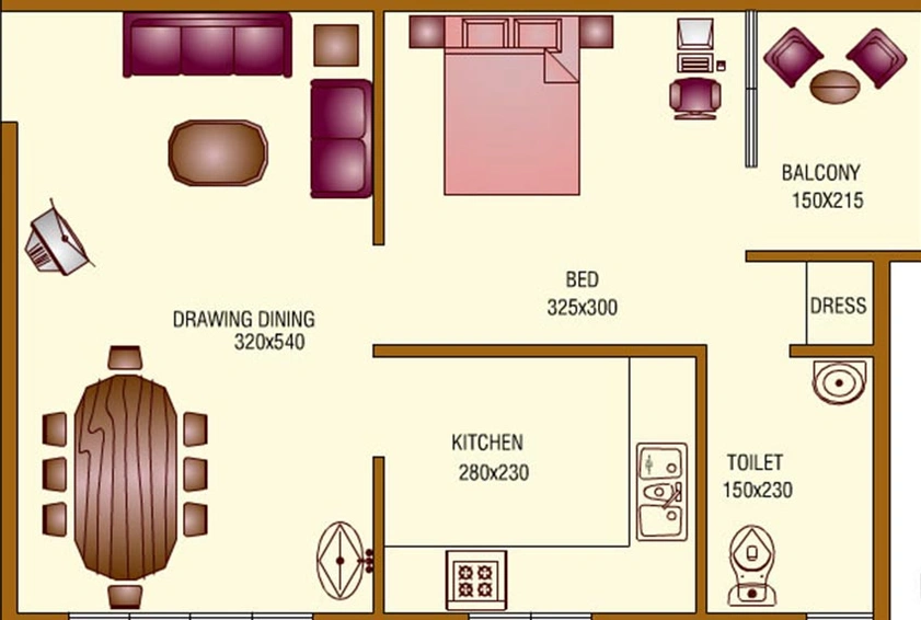 1 BHK Flat in Jewel Lexington in Kakkanad, Kochi - Image 822118