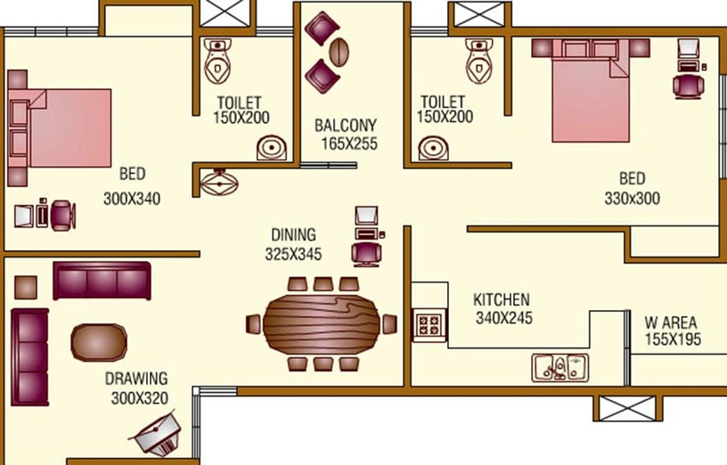 2 BHK Flat in Jewel Lexington in Kakkanad, Kochi - Image 822120