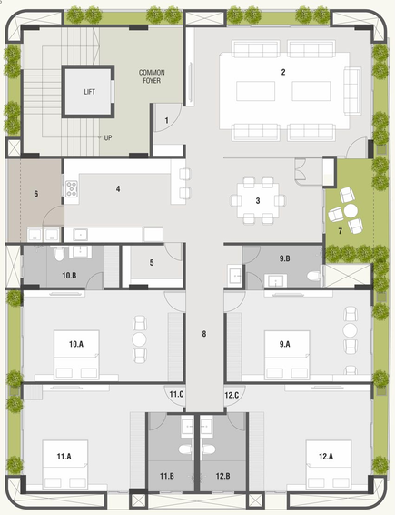 4 BHK Flat in Bizmax Satvaa Sunrise in Diwalipura, Vadodara - Image 733759