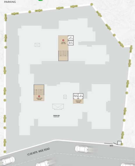Master Plan of Madhavam Orchid in Waghodia Road, Vadodara - Image 109422