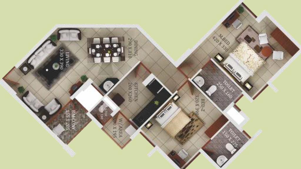 2 BHK Flat in Trinity Venus in Kakkanad, Kochi - Image 818461