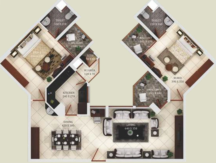 2 BHK Flat in Trinity Venus in Kakkanad, Kochi - Image 818462
