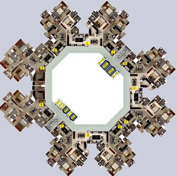 Floor Plan of Trinity Venus in Kakkanad, Kochi - Image 176016
