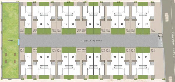 Master Plan of Mangalam 22 in Waghodia Road, Vadodara - Image 109467