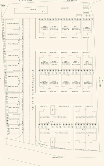 Master Plan of Rudraksh Meadows Luxuria in Atladara, Vadodara - Image 111121