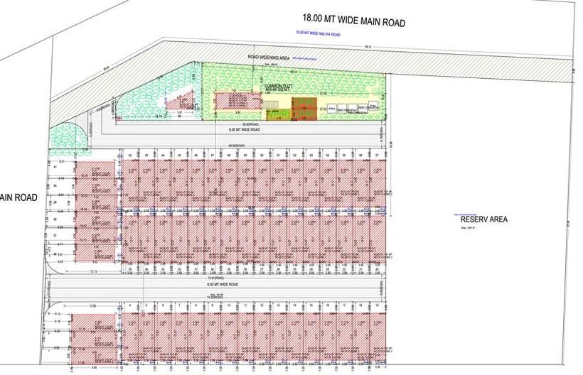 Master Plan of SP Meera 58 Duplex in Padra Road, Vadodara - Image 109503