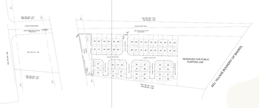 Master Plan of Sakar Park 76 in Waghodia Road, Vadodara - Image 109540