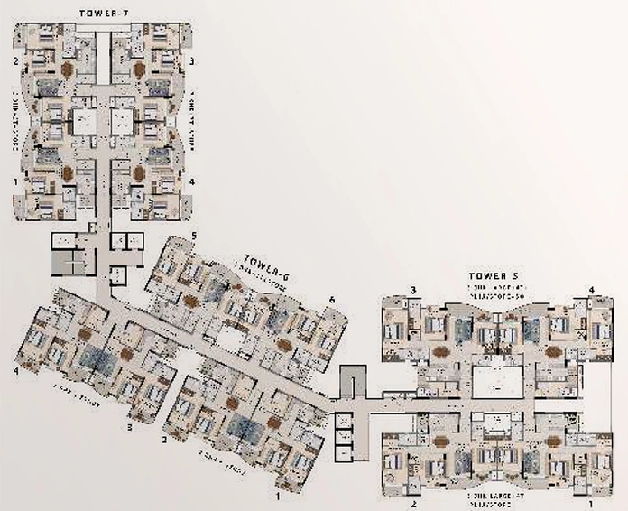 Floor Plan of Jashn Elevate in Sushant Golf City, Lucknow - Image 171359