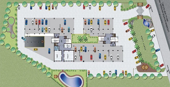 Master Plan of RK Park Ultima in Sitapur Road, Lucknow - Image 188496
