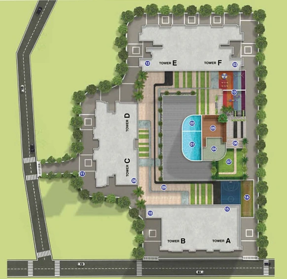 Master Plan of Sheth Zuri in Thane West, Thane - Image 122665