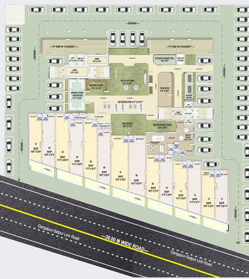 Master Plan of Daksh Skyway in Gangapur Road, Nashik - Image 108919