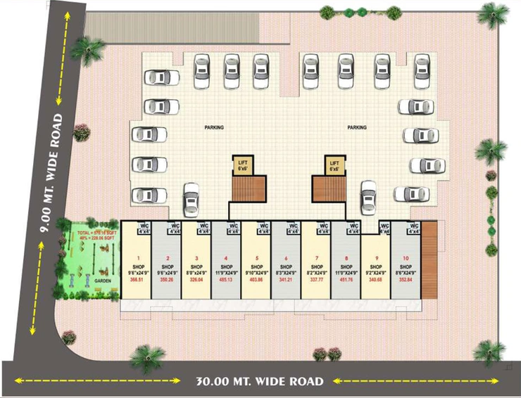 Master Plan of Shivshakti Laxmi Avenue in Makhmalabad, Nashik - Image 109193