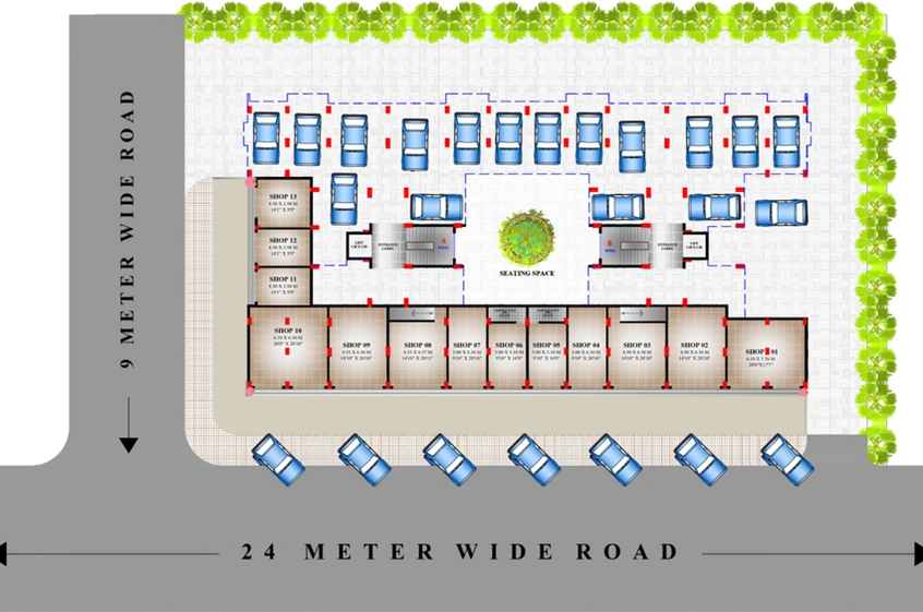 Master Plan of Aarkay Presidency in Dwarka, Nashik - Image 109201