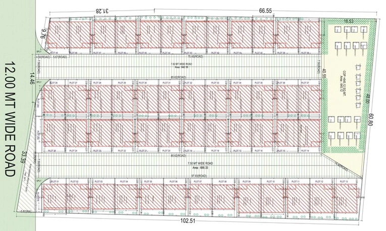Master Plan of Shivanta Shree Rang Vatika in Karjan, Vadodara - Image 112370