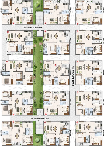 Floor Plan of Venkata AVL Garudadri in Atchutapuram, Visakhapatnam - Image 147540