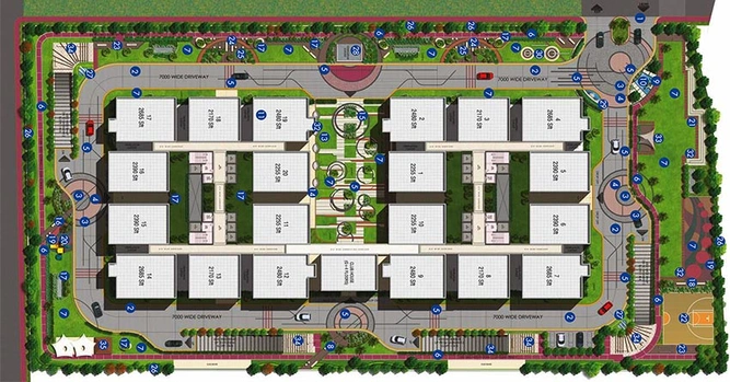 Master Plan of Lansum Oxygen Towers in Seethammadhara, Visakhapatnam - Image 171094