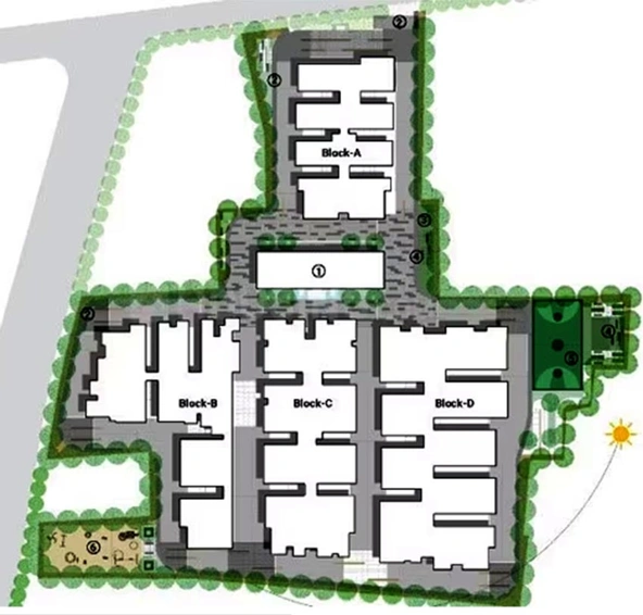 Master Plan of Fame Horizon in Yendada, Visakhapatnam - Image 171068