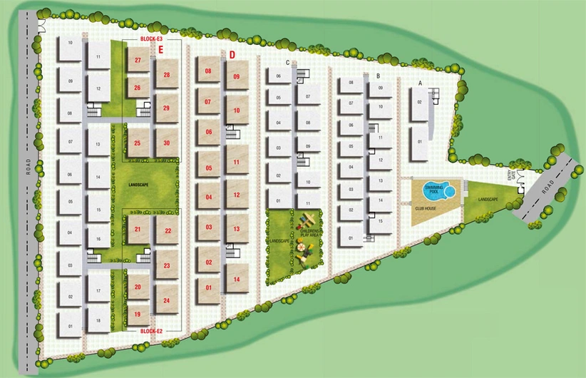 Master Plan of Modi Paradise in Hayathnagar, Hyderabad - Image 110695