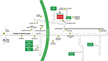 Location of Modi Serene Park - Image 108994