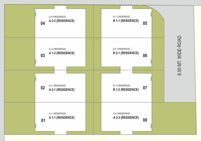Master Plan of Shree Hari Bungalows in Bill, Vadodara - Image 109652