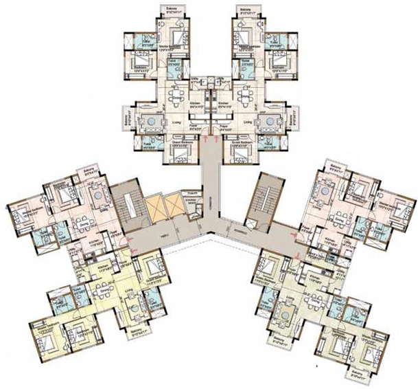 Floor Plan of Purva 270 in CV Raman Nagar, Bangalore - Image 109009
