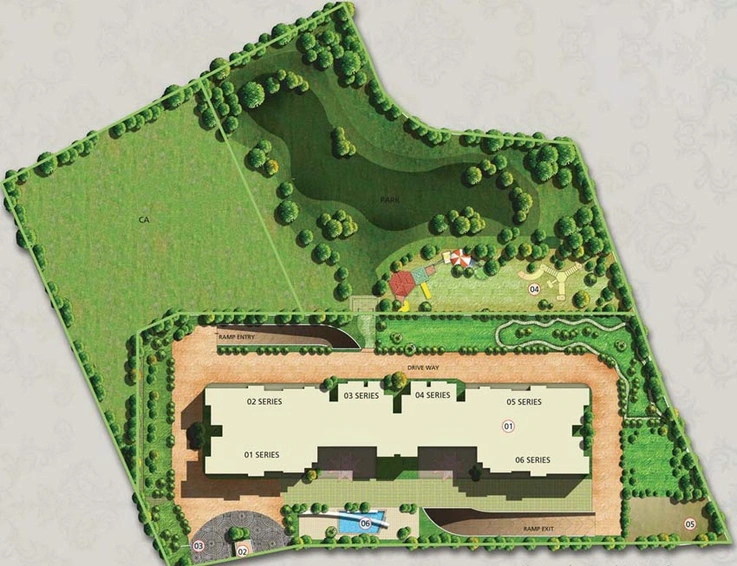 Master Plan of Purva Atria Platina in Armane Nagar, Bangalore - Image 109016