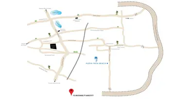 Location of Purva Palm Beach - Image 111439