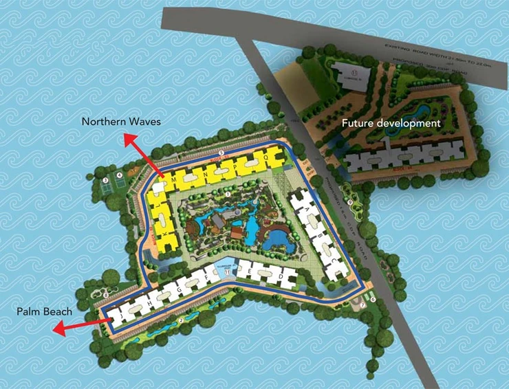Master Plan of Purva Palm Beach in Hennur Road, Bangalore - Image 111441