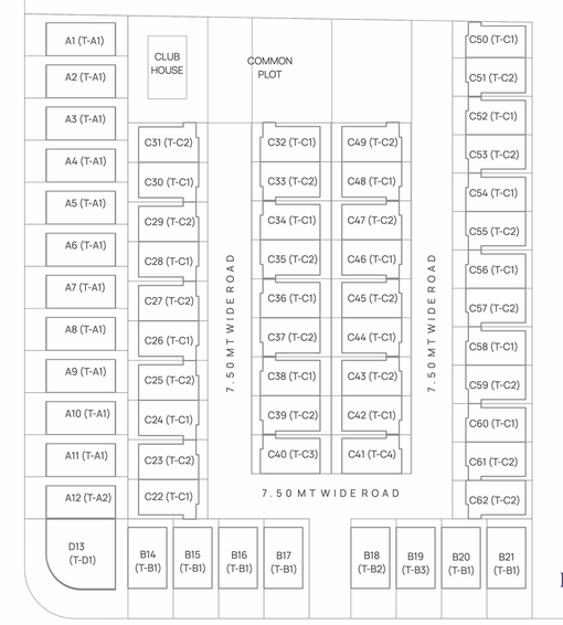 Master Plan of Shree Siddhnath Primero in Tarsali, Vadodara - Image 112385