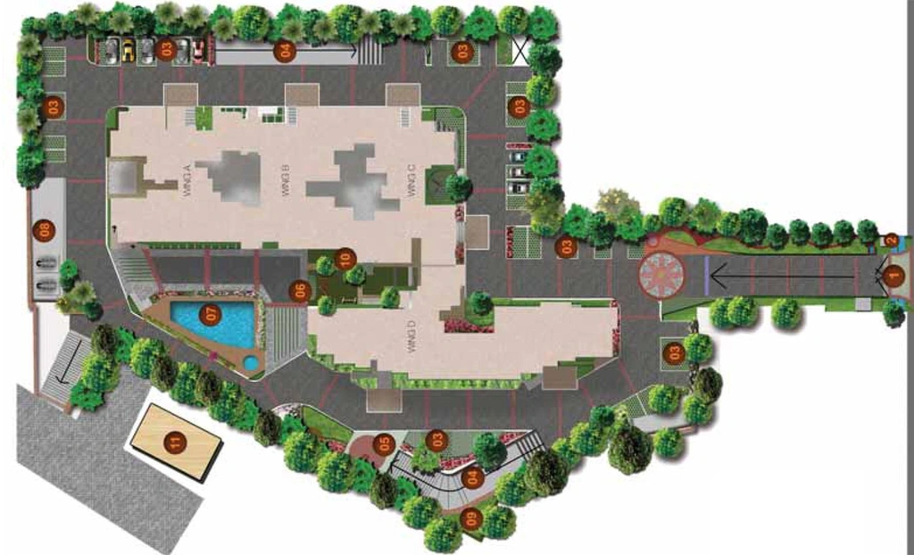 Master Plan of Purva Sunflower in Magadi Road, Bangalore - Image 109209