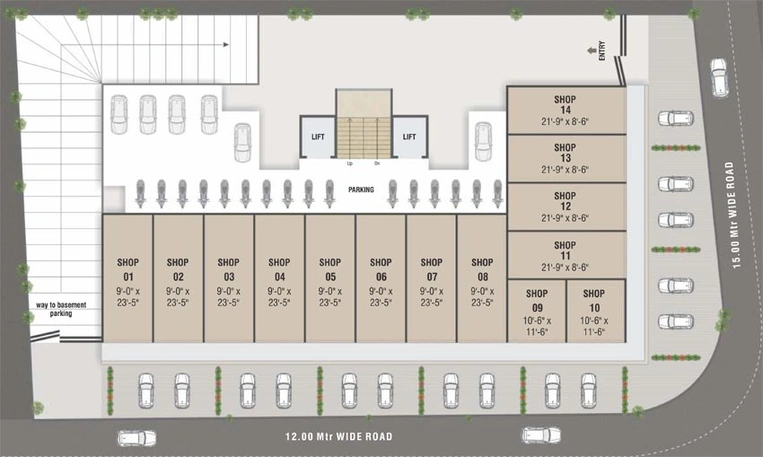 Master Plan of Mangalam Swastik Residency in Sevasi, Vadodara - Image 111113