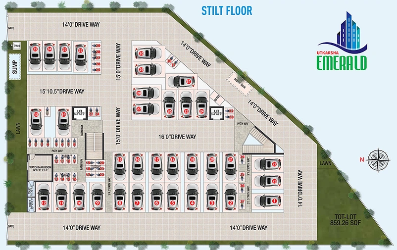 Master Plan of Utkarsha Emerald in Thagarapuvalasa, Visakhapatnam - Image 147788
