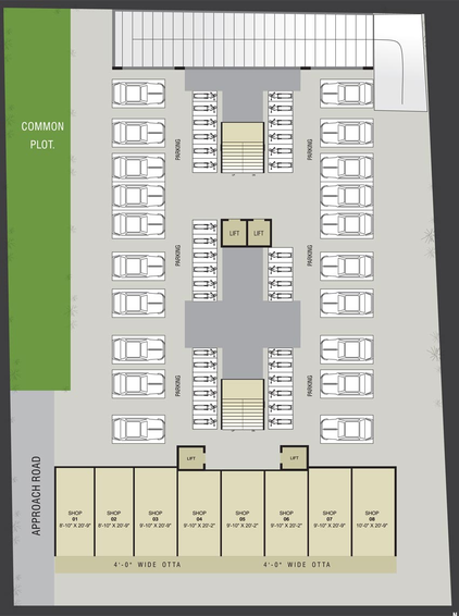 Master Plan of Mangalam Amadius Elite in Sevasi, Vadodara - Image 112405