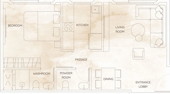 1 BHK Flat in Sambhav Tsaaya in Kandivali East, Mumbai - Image 647267