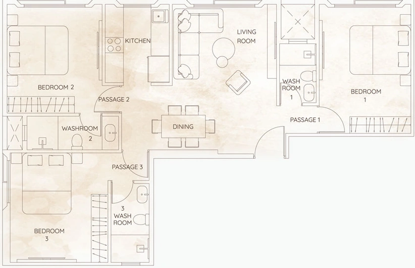 3 BHK Flat in Sambhav Tsaaya in Kandivali East, Mumbai - Image 647270
